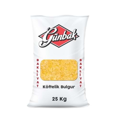 Günbak Köftelik Bulgur Çuval 25 Kg