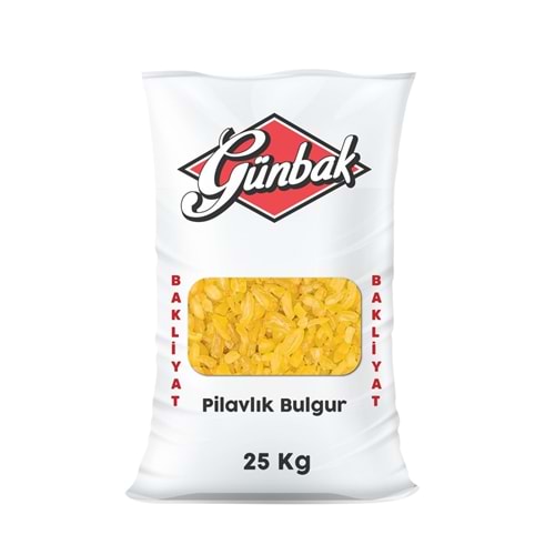 Günbak Pilavlık Bulgur Çuval 25 Kg