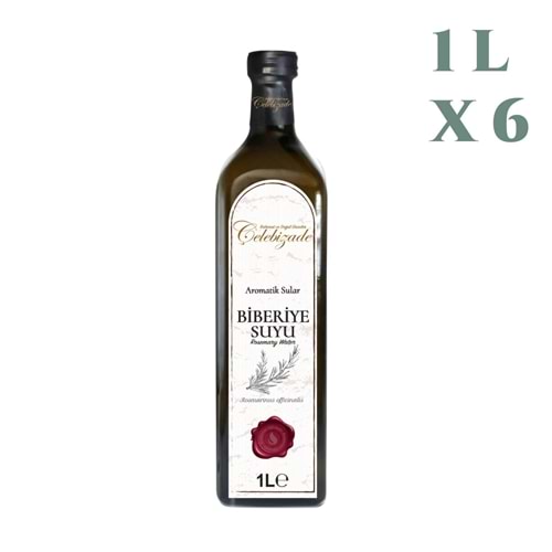 Çelebizade Biberiye Suyu 1 Lt X 6 Adet