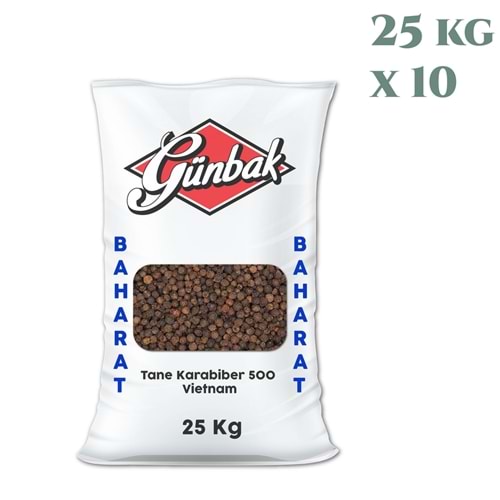 Günbak Tane Karabiber 500 Kalibre 250 Kg