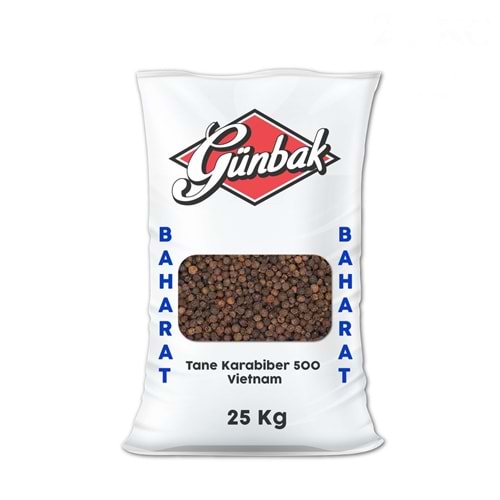 Günbak Tane Karabiber 500 Kalibre 25 Kg