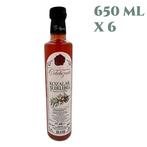 Çelebizade Kozalak Şurubu 650 ML X 6 Adet