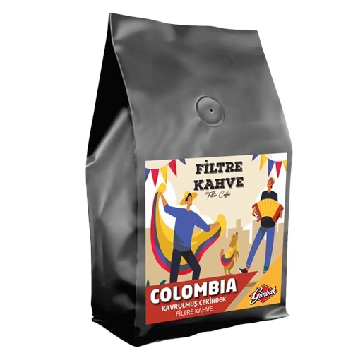 Günbak Colombia Kavrulmuş Çekirdek Filtre Kahve 250 Gr