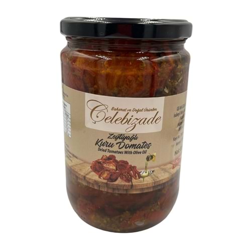 Çelebizade Zeytinyağlı Kuru Domates 850 Gr