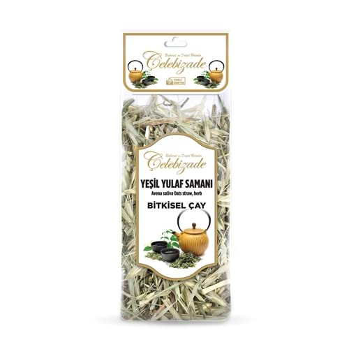 Çelebizade Yeşil Yulaf Samanı Koli 25 Gr X 12 Adet