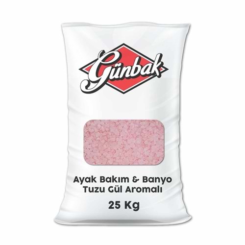 Ayak Bakım & Banyo Tuzu Gül Aromalı Çuval 25 Kg