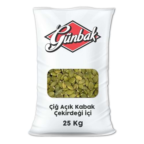 Çiğ Açık Kabak Çekirdeği İçi Çuval 25 Kg