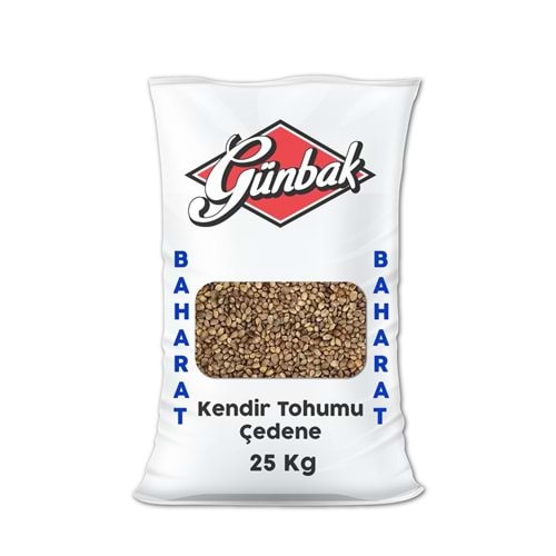 Kendir Tohumu Çedene Çuval 25 Kg