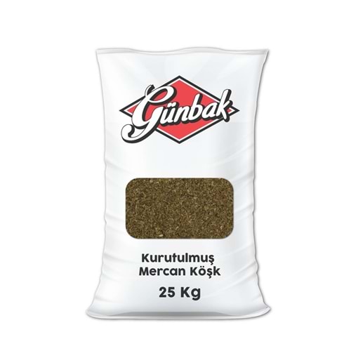 Kurutulmuş Mercan Köşk Çuval 25 Kg