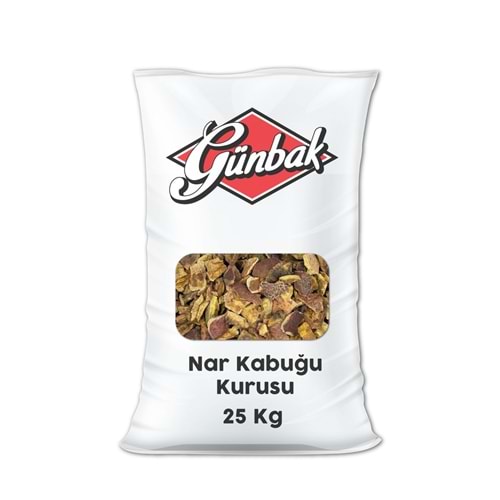 Nar Kabuğu Kurusu Çuval 25 Kg