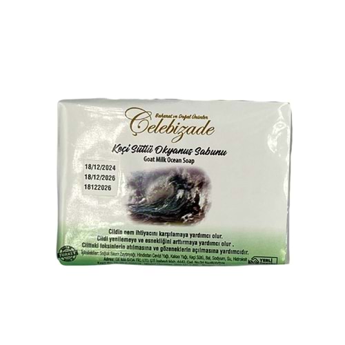 Çelebizade Keçi Sütlü Okyanus Sabunu 100 Gr