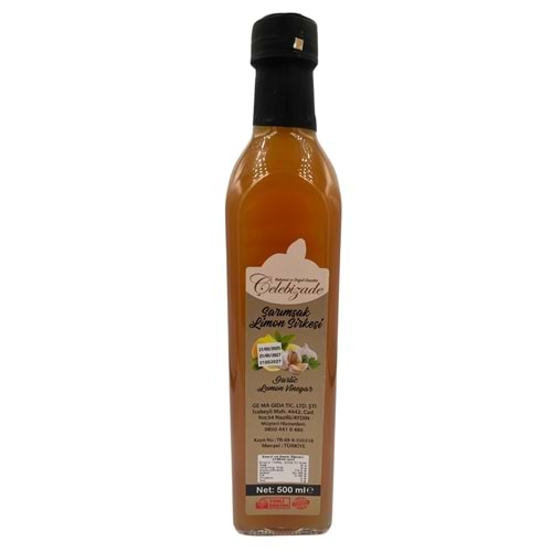 Çelebizade Sarımsak Limon Sirkesi 500 ML