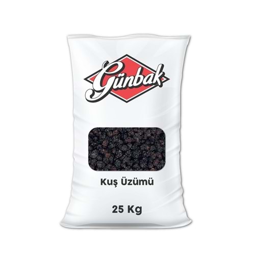 Kuş Üzümü Yunanistan Çuval 25 Kg