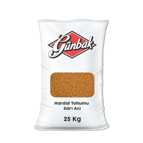 Hardal Tohumu Sarı Acı Çuval 25 Kg