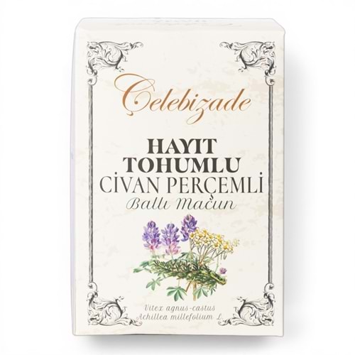 Çelebizade Hayıt Tohumlu Civan Perçemli Ballı Macun 340 Gr