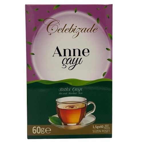 Çelebizade Emziren Anne Bitki Çayı Süzen Poşetli 40 Adet 60 Gr