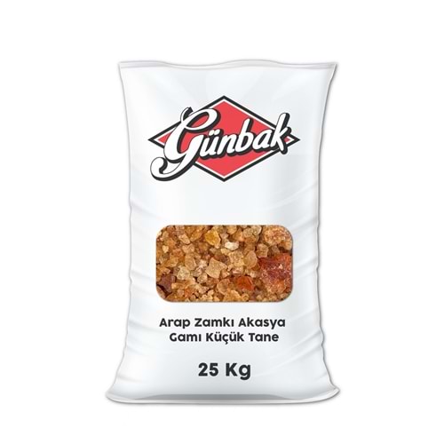 Arap Zamkı Akasya Gamı Küçük Tane Çuval 25 Kg