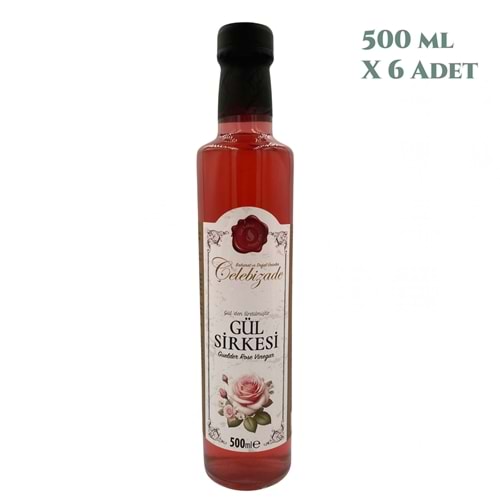 Çelebizade Gül Sirkesi 500 ML X 6 Adet
