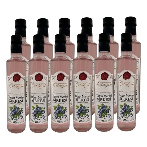 Çelebizade Yaban Mersini Sirkesi 500 ML X 12 Adet