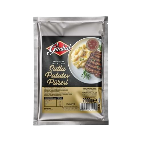 Günbak Sütlü Patates Püresi Harcı 2000 Gr