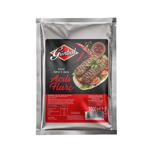 Günbak Acılı Harç 1000 Gr