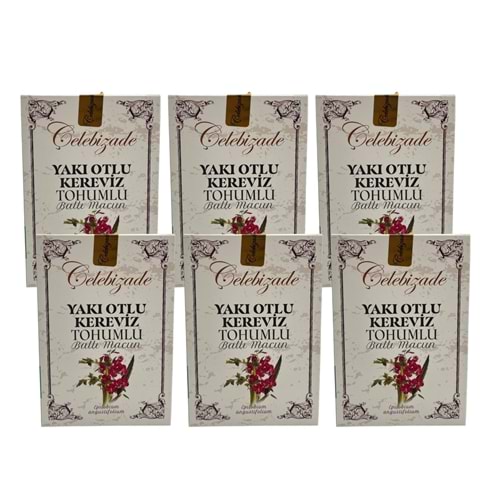 Çelebizade Yakı Otlu Kereviz Tohumlu Ballı Macun 340 ML X 6 Adet