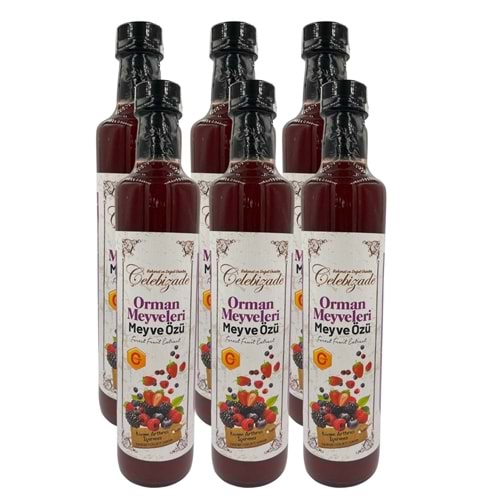 Çelebizade Orman Meyveleri Meyve Özü 650 Gr X 6 Adet
