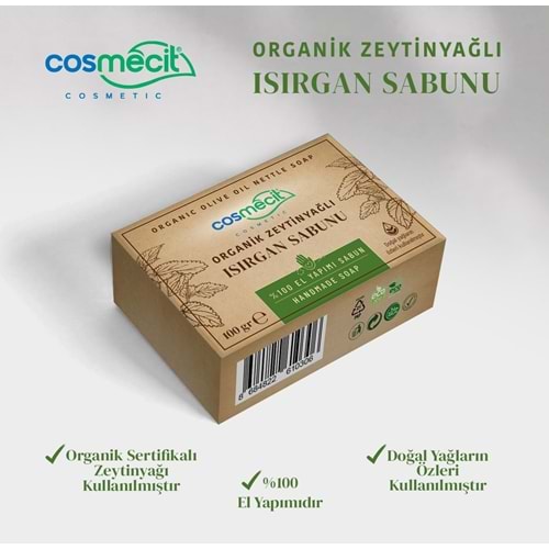 Cosmecit Organik Isırgan Sabunu Zeytinyağlı 100 Gr