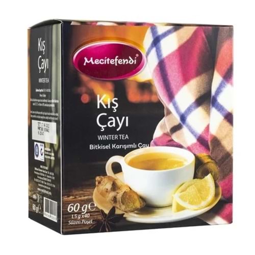 Mecitefendi Kış Çayı Süzen Poşetli 40 Adet 60 Gr