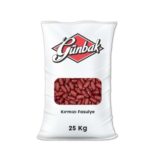 Günbak Kırmızı Fasulye Çuval 25 Kg
