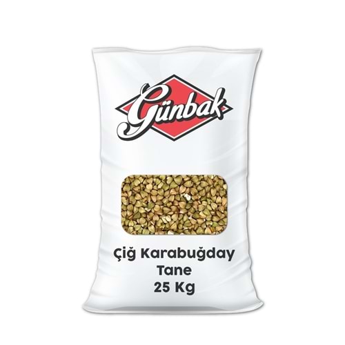 Çiğ Karabuğday Tane Çuval 25 KG