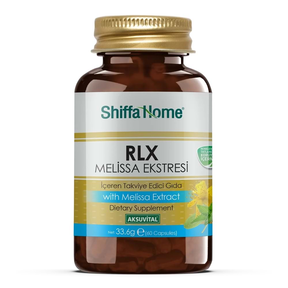 Shiffa Home RLX Melissa Ekstresi 33,6 Gr 60 Kapsül