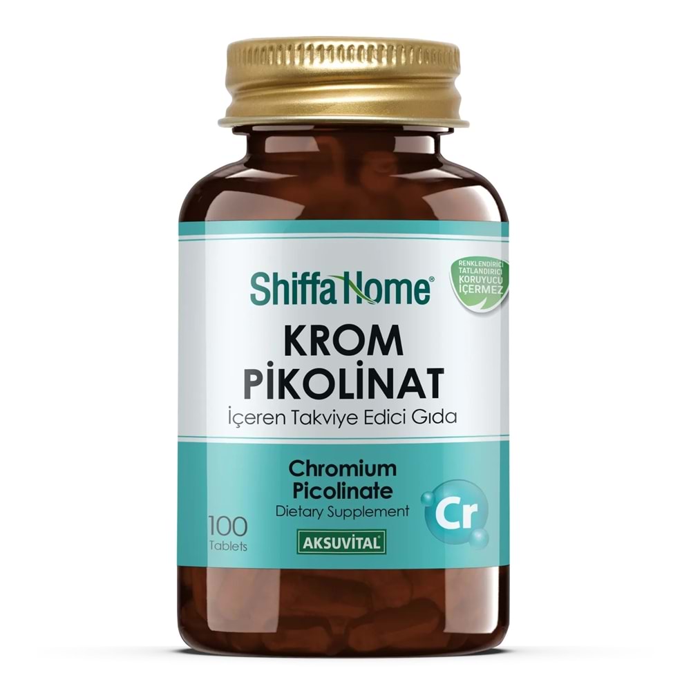Shiffa Home Krom Pikolinat 160 Mg 100 Kapsül