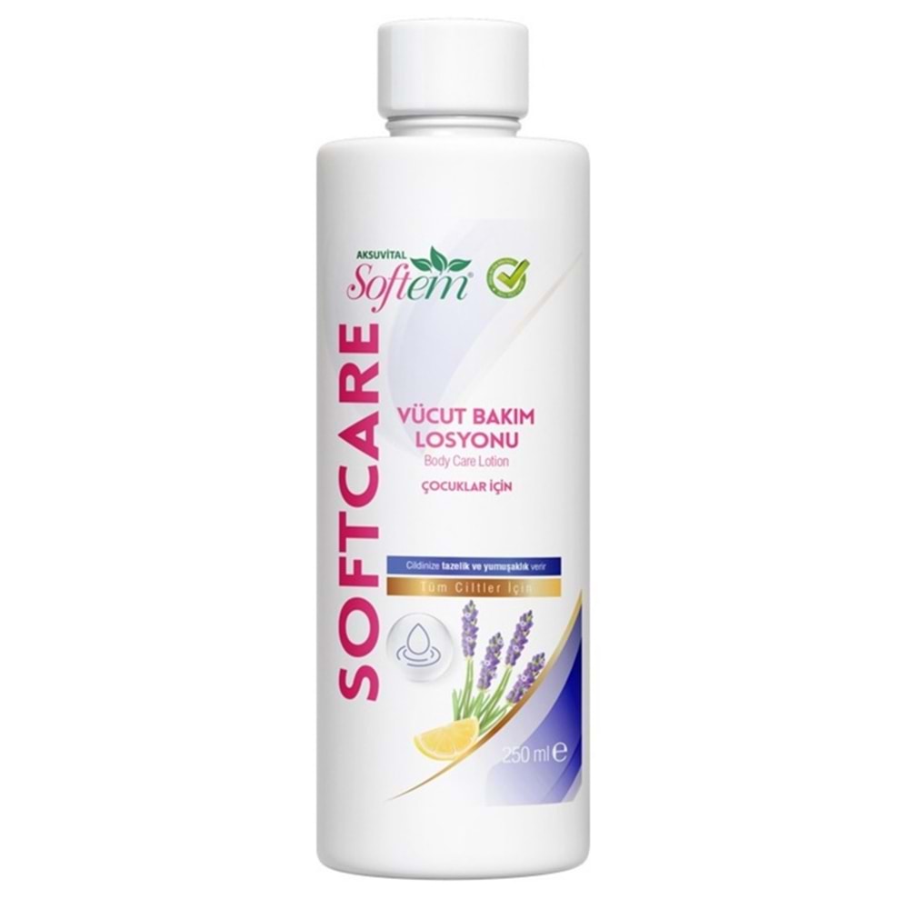 Softem Softcare Vücut Bakım Losyonu Çocuklar ve Tüm Ciltler İçin 250 ML