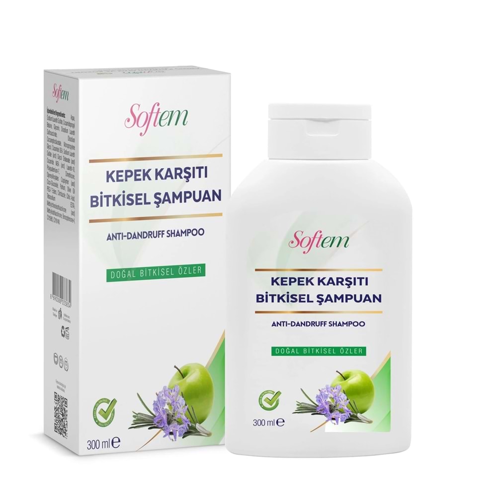Softem Kepek Karşıtı Bitkisel Şampuan 300 ML