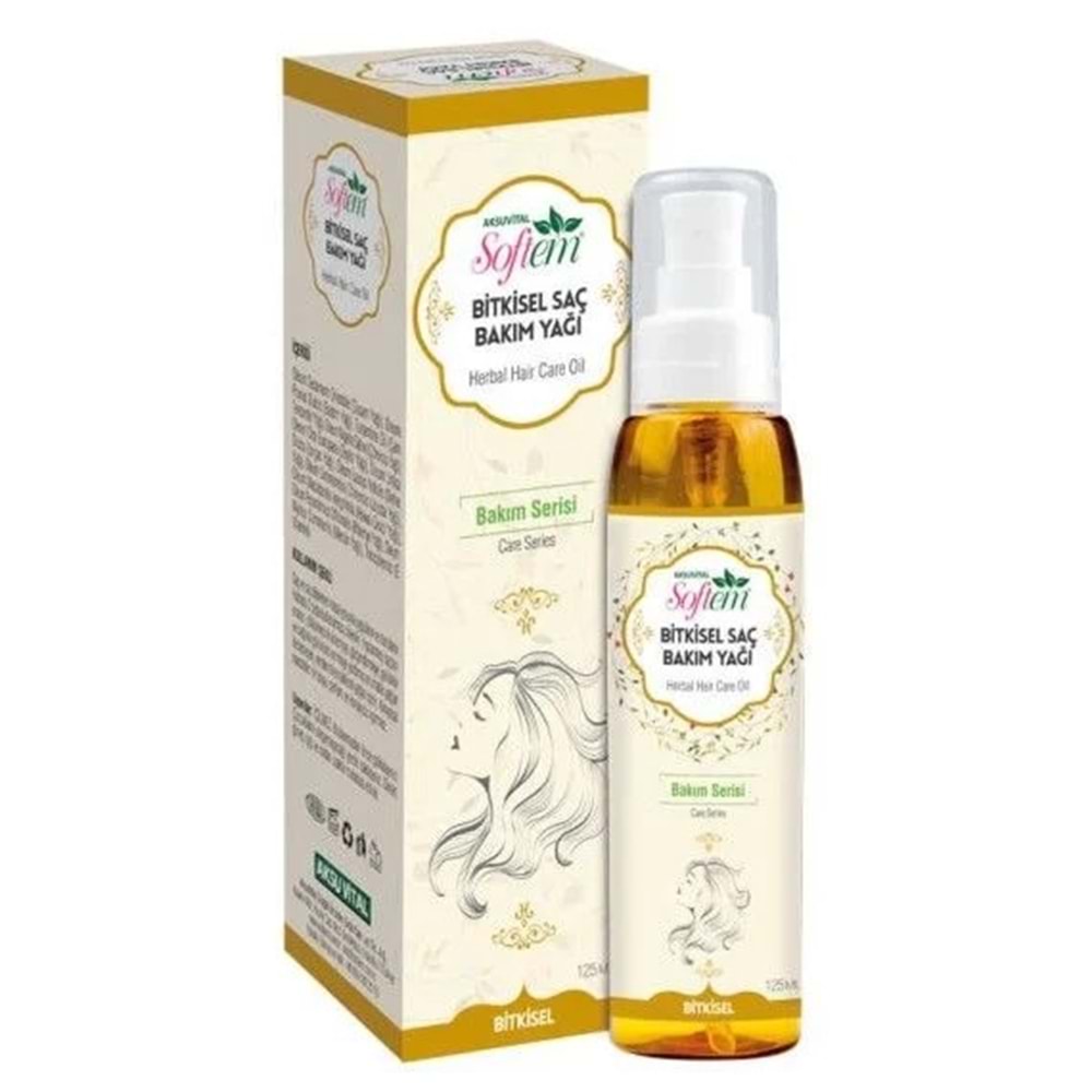 Softem Bitkisel Saç Bakım Yağı 125 ML