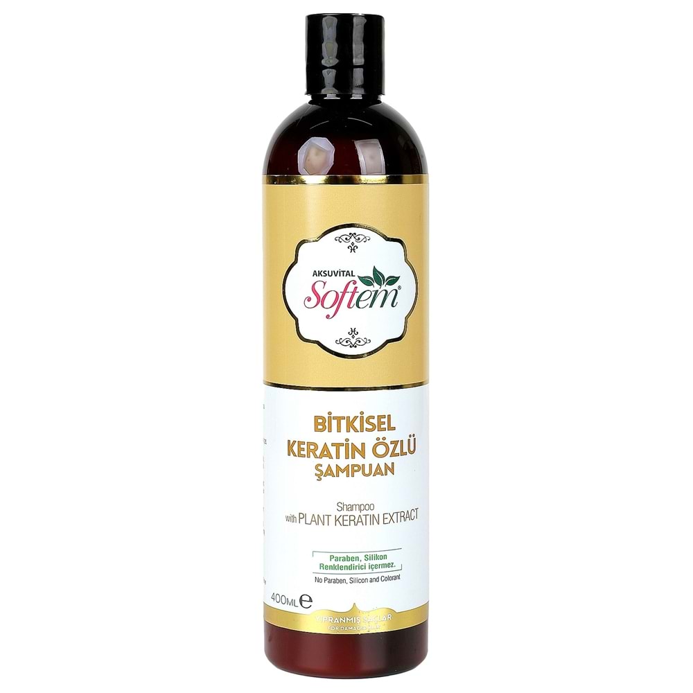 Softem Bitkisel Keratin Özlü Şampuan 400 ML