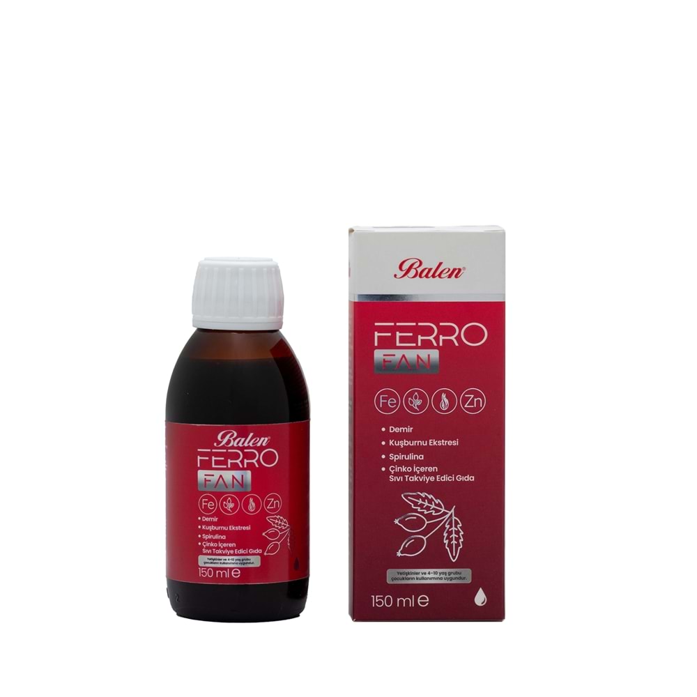 Balen Ferrofan Bitkisel Ekstresi İçeren Takviye Edici Gıda 150 ML