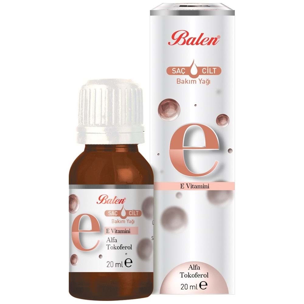 Balen E Vitamini Saç ve Cilt Bakım Yağı 20 ML