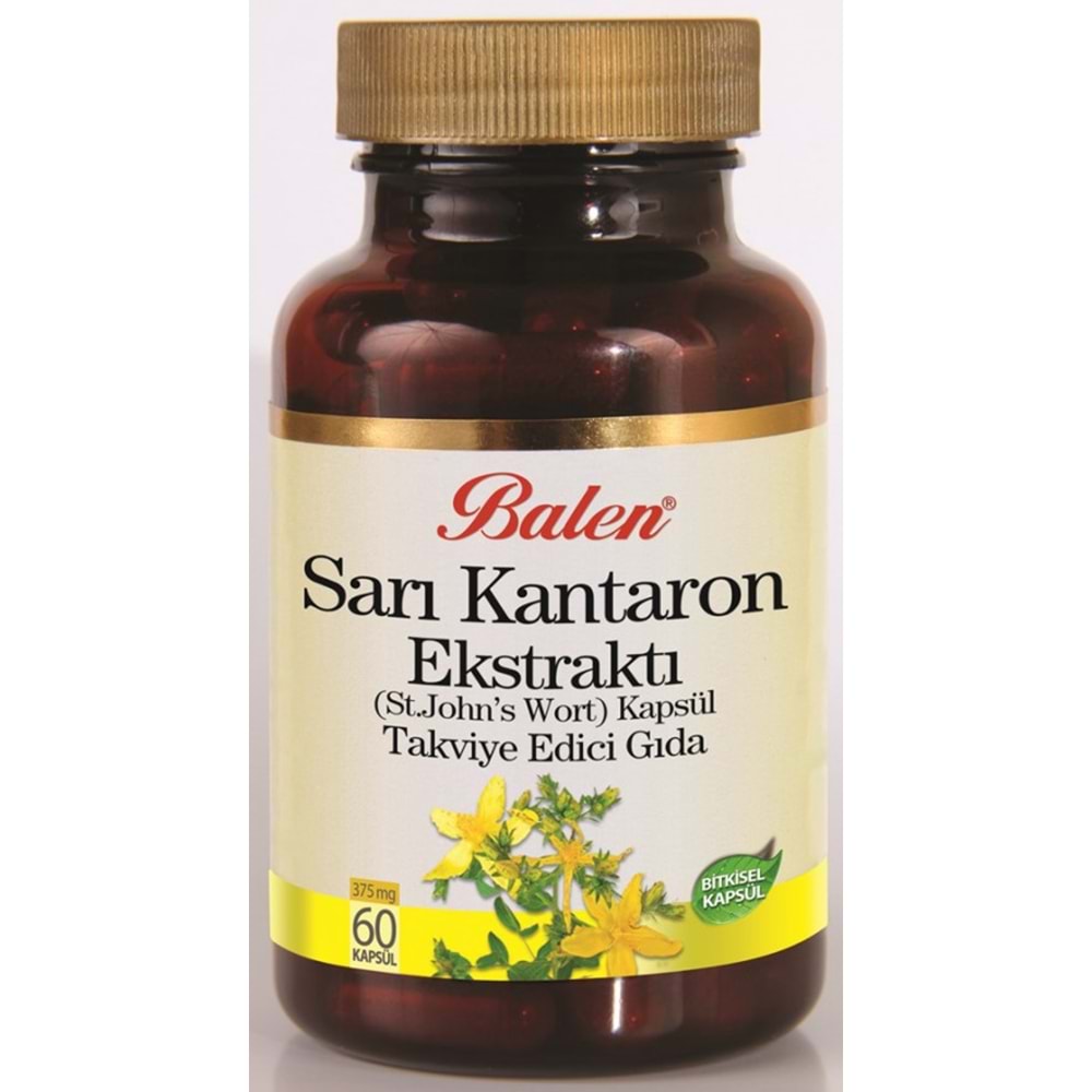 Balen Sarı Kantaron Ekstraktı 375 Mg 60 Kapsül