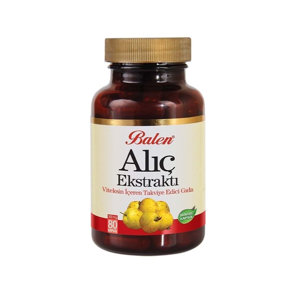Balen Alıç Meyvesi Ekstraktı 375 Mg 80 Kapsül