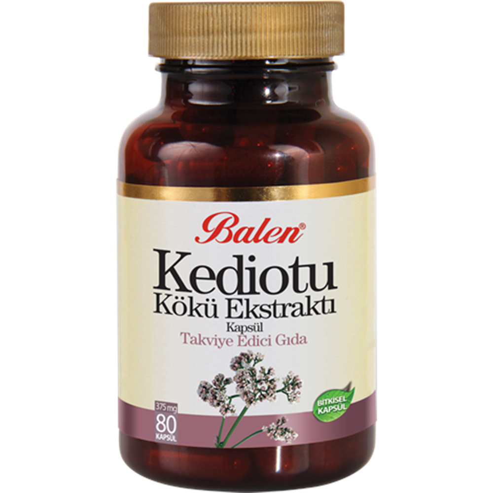 Balen Kedi Otu Kökü Ekstraktı 375 Mg 80 Kapsül