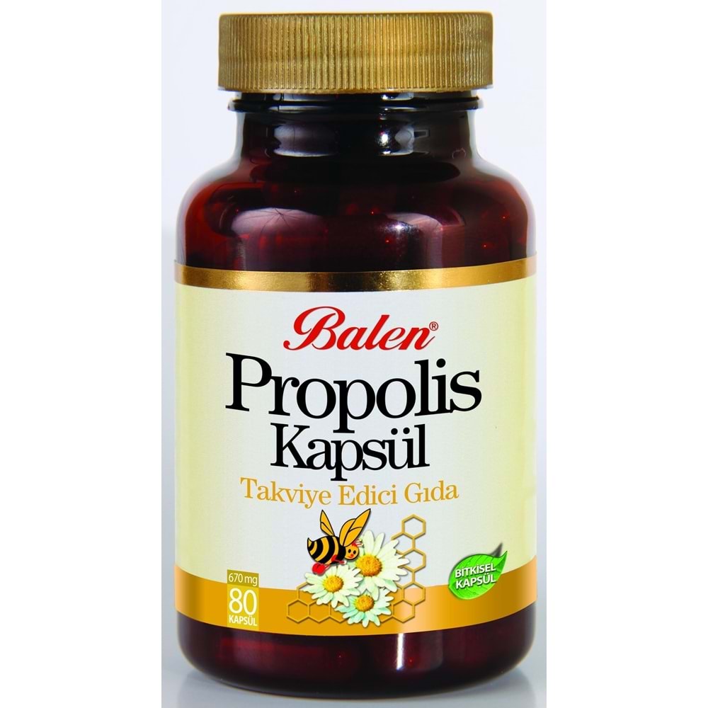Balen Propolis 670 Mg 80 Kapsül