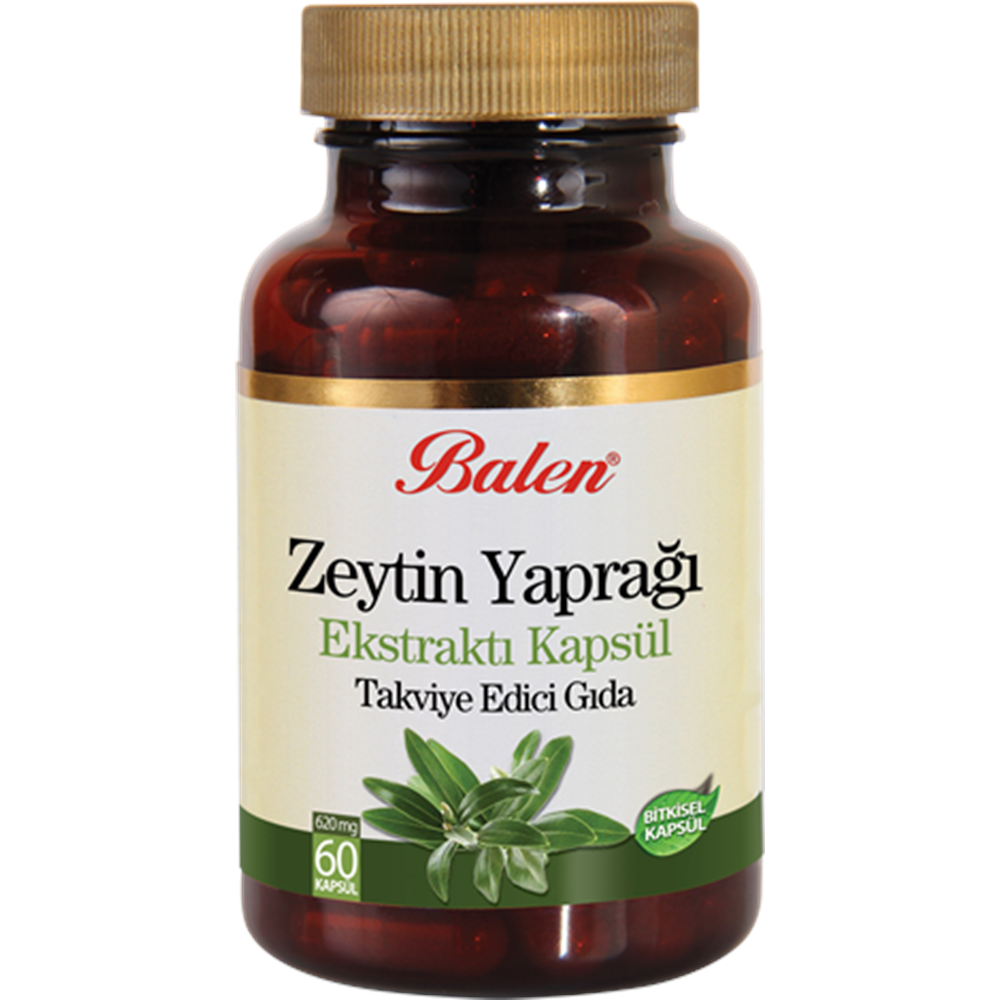 Balen Zeytin Yaprağı Ekstraktı 620 Mg 60 Kapsül