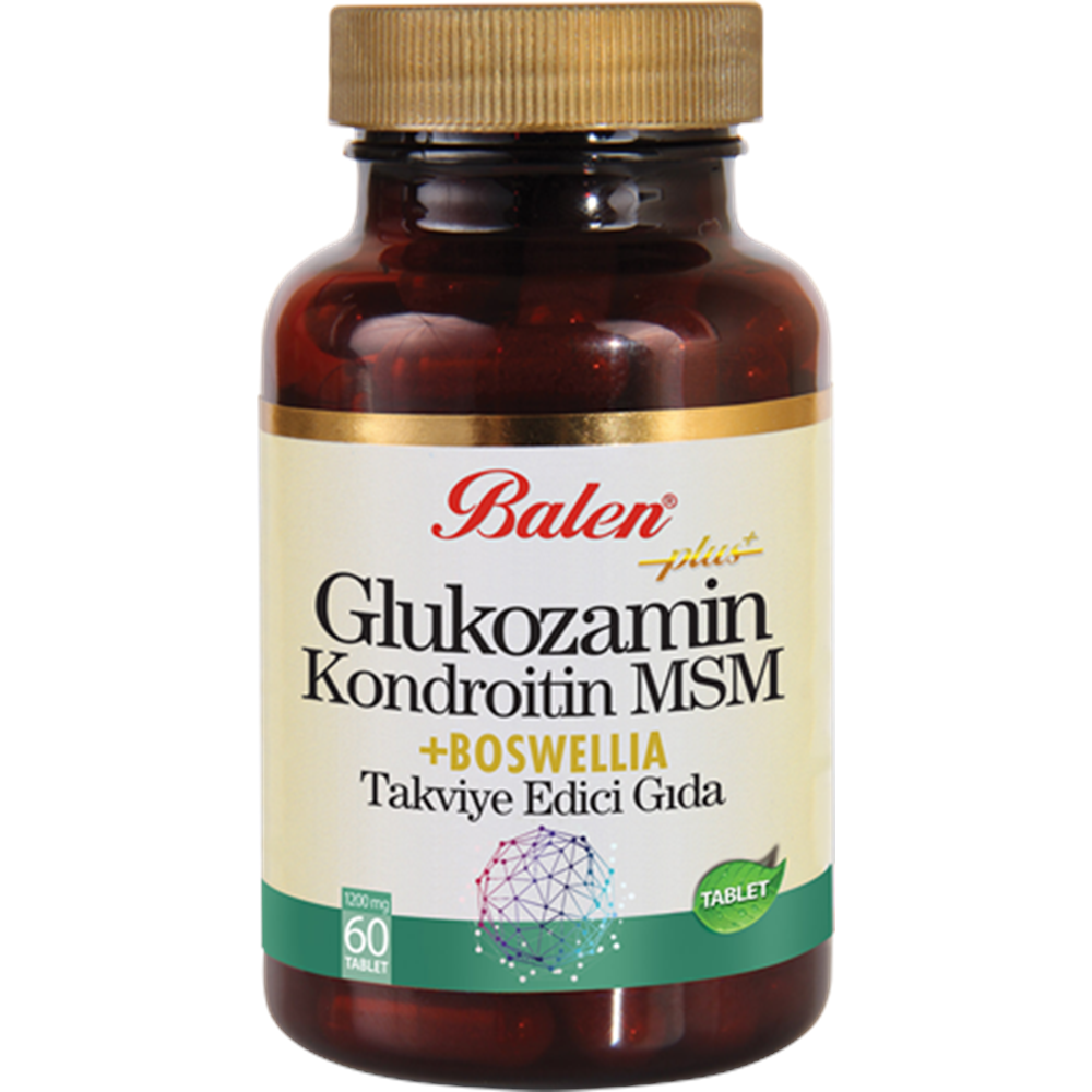 Balen Glukozamin & Kondroitin & MSM & Boswellıa 1200 Mg 60 Tablet