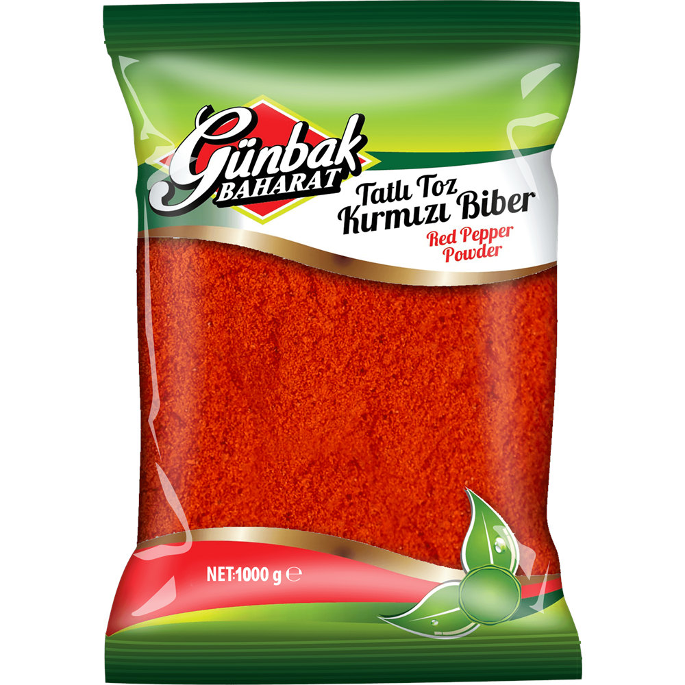 Günbak Tatlı Toz Biber Paket 1 Kg