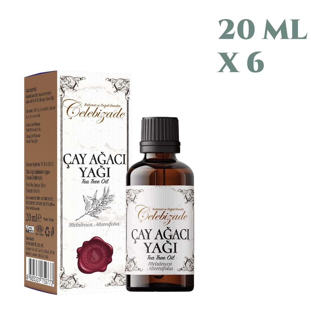 Çelebizade Çay Ağacı Yağı 20 ML X 6 Adet