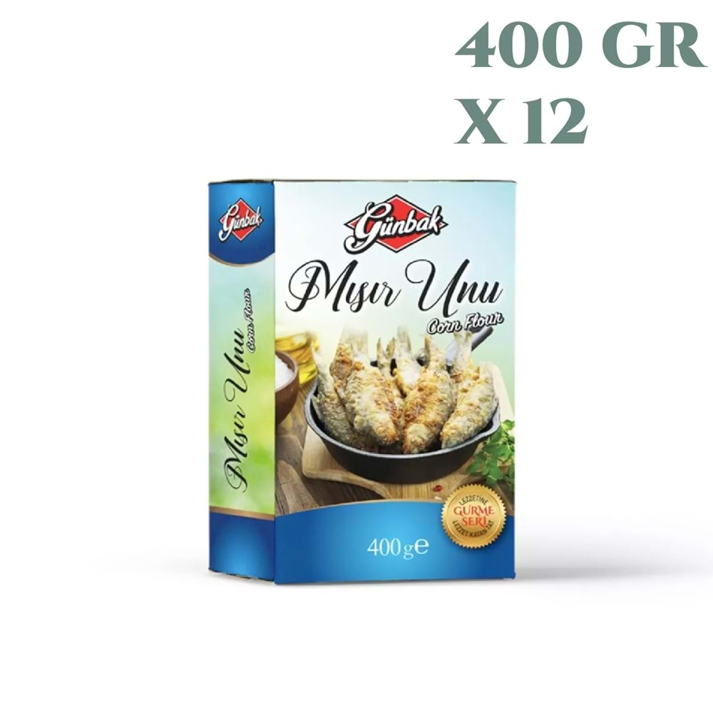 Günbak Mısır Unu 400 Gr X 12 Adet