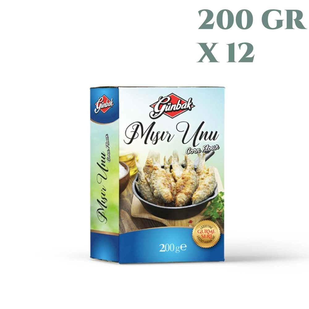 Günbak Mısır Unu 200 Gr X 12 Adet
