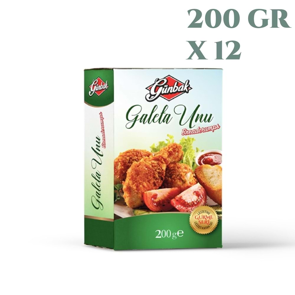 Günbak Galeta Unu 200 Gr X 12 Adet